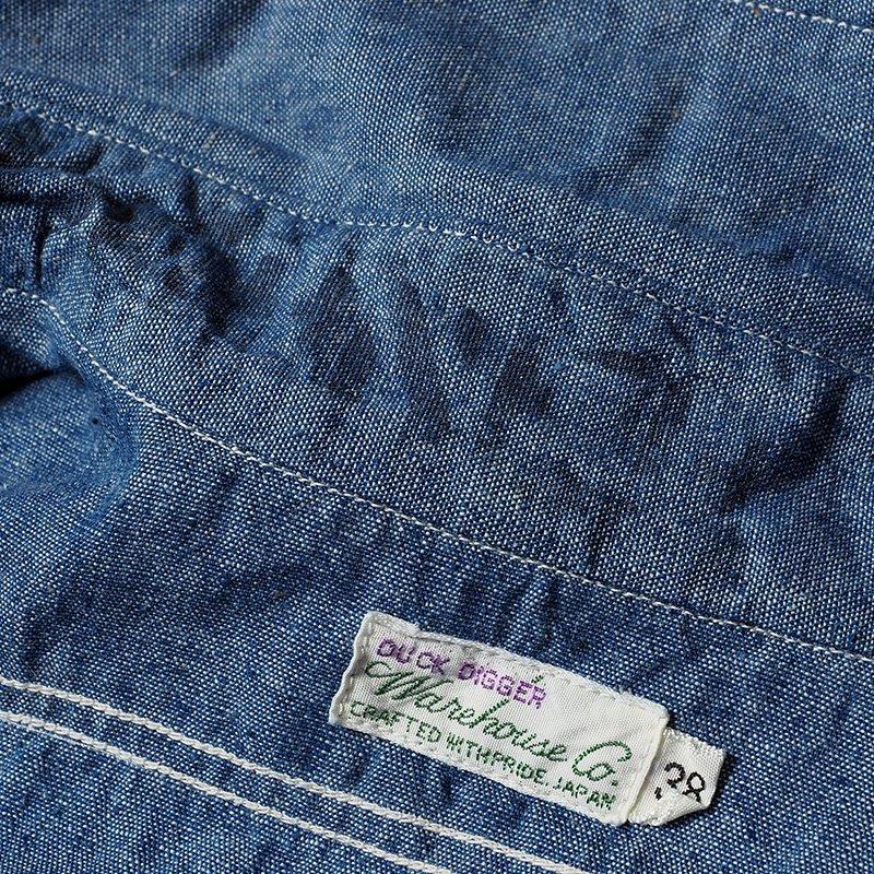 WAREHOUSE（ウエアハウス） [予約商品]ウエアハウス 3044 USN CHAMBRAY