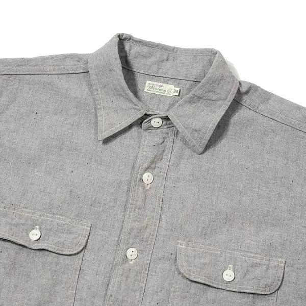 WAREHOUSE ウエアハウス 3051 TRETON STEEL WORKER SHIRTS グレー 