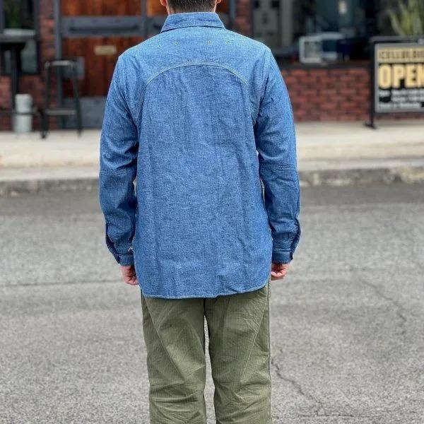 WAREHOUSE（ウエアハウス） 3064 VENTILATION TRIPLE STITCH CHAMBRAY