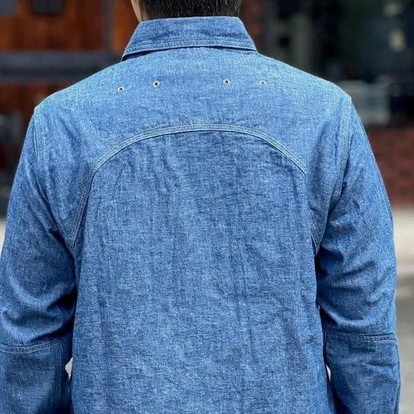 WAREHOUSE（ウエアハウス） 3064 VENTILATION TRIPLE STITCH CHAMBRAY