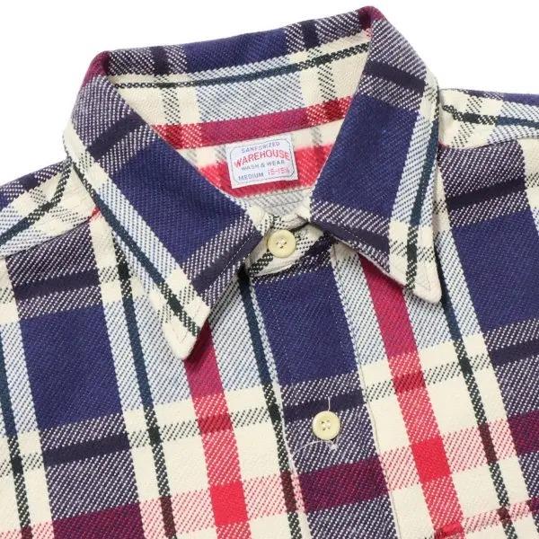 【新品】ウエアハウス LOT3104 フランネルシャツ　2024 E柄　サイズM WAREHOUSE（ウエアハウス） ネルシャツ Lot 3104 FLANNEL SHIRTS A柄 B