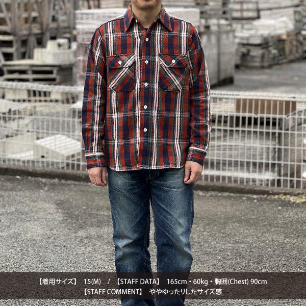 WAREHOUSE（ウエアハウス） 3104 D柄 FLANNEL SHIRTS ONE WASH