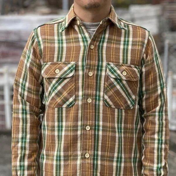WAREHOUSE（ウエアハウス） 3104 F柄 FLANNEL SHIRTS ONE WASH