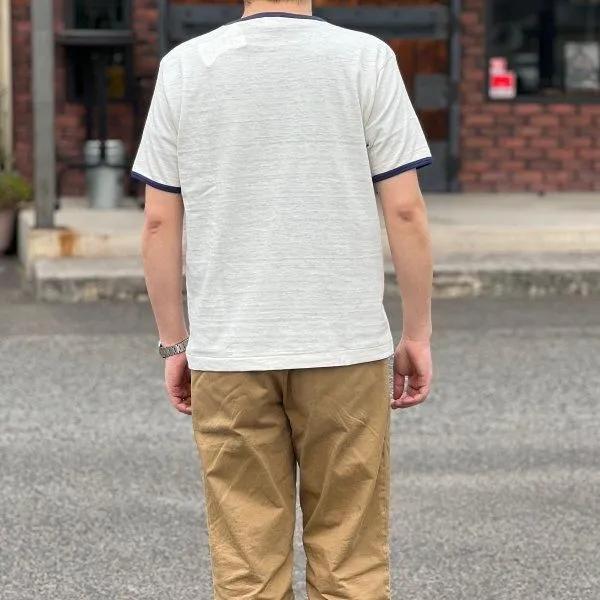 WAREHOUSE ネコポス送料200円 ウエアハウス Lot 4059 リンガーTシャツ NEW ROCHELLE 2025年新作 ...