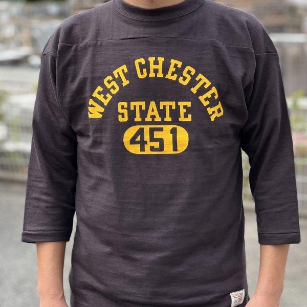 WAREHOUSE（ウエアハウス） Lot 4063 7分袖フットボールTシャツ WEST