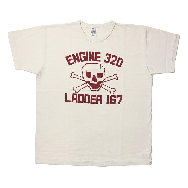 CUSHMAN [ネコポス送料200円]ウエアハウス 4064 ENGINE Tシャツ