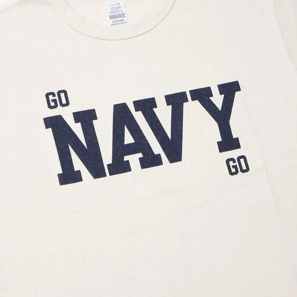 WAREHOUSE（ウエアハウス） ネコポス送料200円 4064 GO NAVY Tシャツ