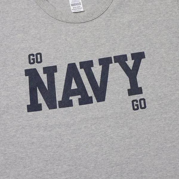 WAREHOUSE（ウエアハウス） ネコポス送料200円 4064 GO NAVY Tシャツ