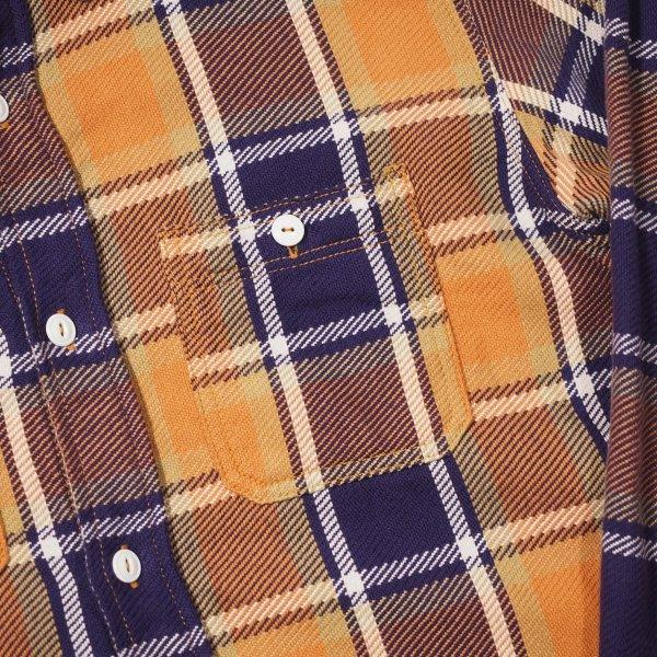 FULLCOUNT　ヘビーネルシャツ　織りチェック　38 日本製 FULLCOUNT ヘビーネルシャツ 織りチェック 38 日本製