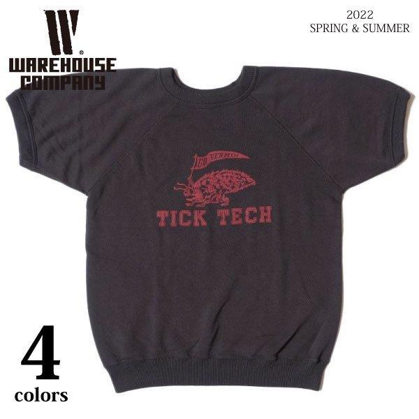 WAREHOUSE（ウエアハウス） 半袖スウェット スエット 4084 半袖SW TICK