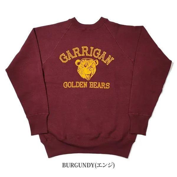 WAREHOUSE（ウエアハウス） 409 GARRIGAN ラグランスウェット スエット