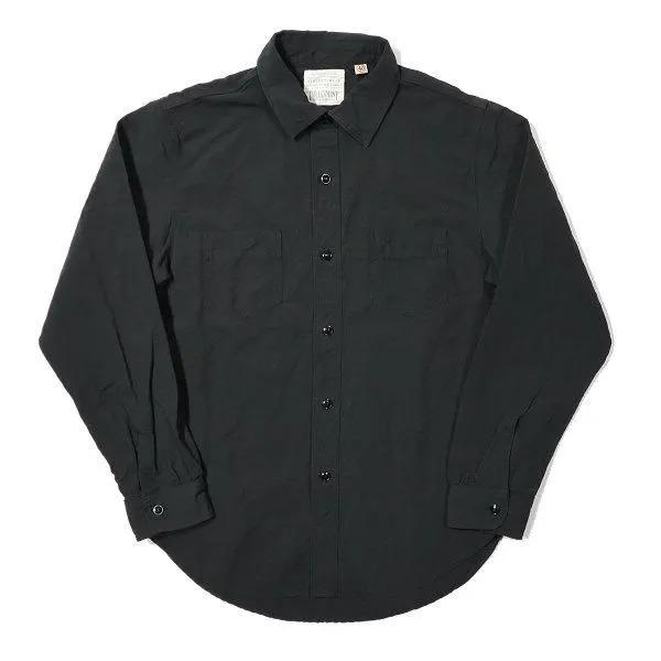数量限定 フルカウント 4091L 20'S BLACK COTTON LINEN FARMERS SHIRT ブラックコットンリネン ファーマーズシャツ FULLCOUNT 2026年新作 | FULLCOUNT | 01