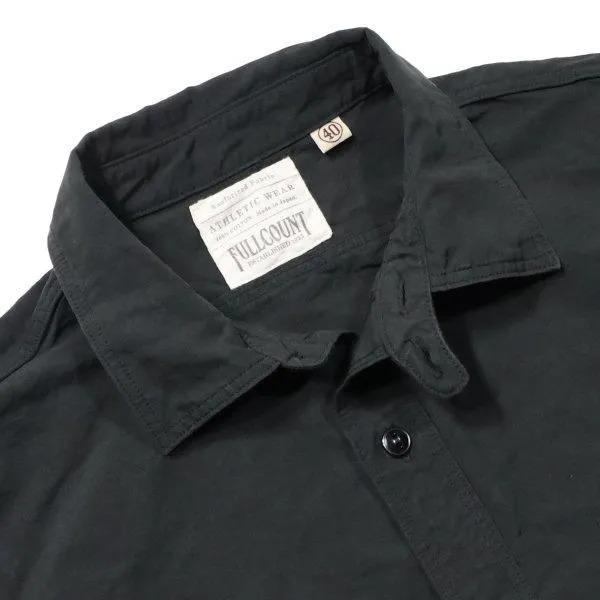 数量限定 フルカウント 4091L 20'S BLACK COTTON LINEN FARMERS SHIRT ブラックコットンリネン ファーマーズシャツ FULLCOUNT 2026年新作 | FULLCOUNT | 04