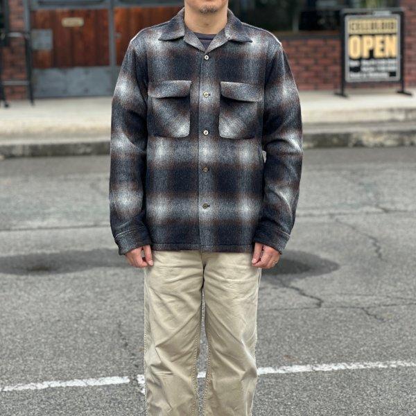 フルカウント 4102 WOOL ALPACA SHAGGY CHECK OPEN COLLAR SHIRT ウールアルパカ オープンカラーシャツ FULLCOUNT 2026年新作 | FULLCOUNT | 10