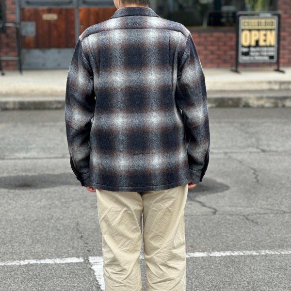 フルカウント 4102 WOOL ALPACA SHAGGY CHECK OPEN COLLAR SHIRT ウールアルパカ オープンカラーシャツ FULLCOUNT 2026年新作 | FULLCOUNT | 16