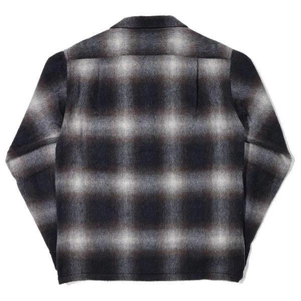 フルカウント 4102 WOOL ALPACA SHAGGY CHECK OPEN COLLAR SHIRT ウールアルパカ オープンカラーシャツ FULLCOUNT 2026年新作 | FULLCOUNT | 02