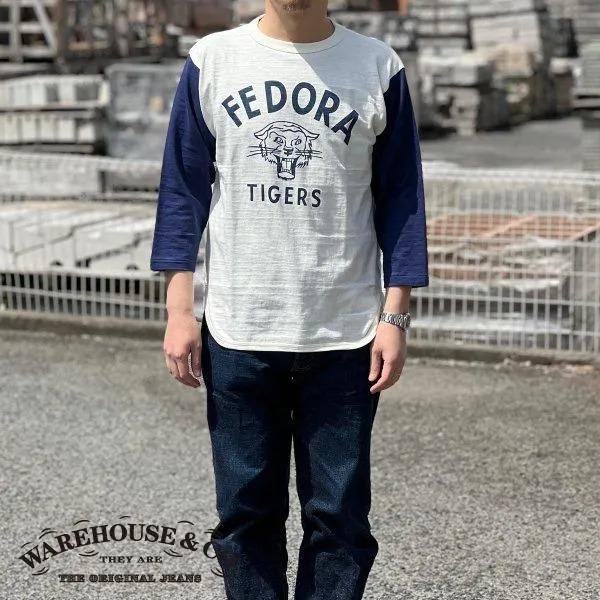 WAREHOUSE（ウエアハウス） ネコポス送料200円 Lot 4800 FEDORA 7分袖