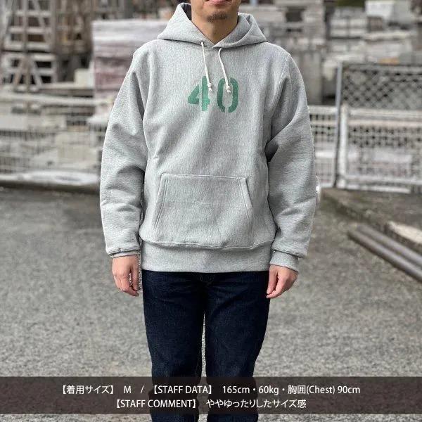 WAREHOUSE グレー パーカー 44 WAREHOUSE（ウエアハウス） 484 NO.40 リバースウィーブ スウェット