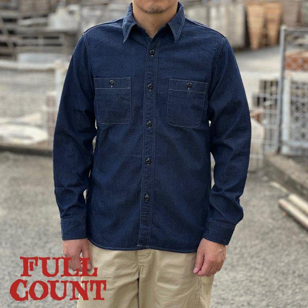 FULLCOUNT（フルカウント） 4890 DENIM WORK SHIRTS 8ozデニムワーク