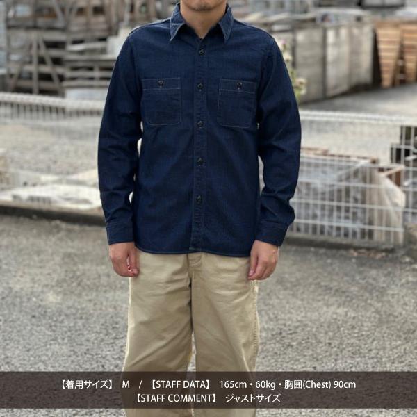 FULLCOUNT（フルカウント） 4890 DENIM WORK SHIRTS 8ozデニムワーク