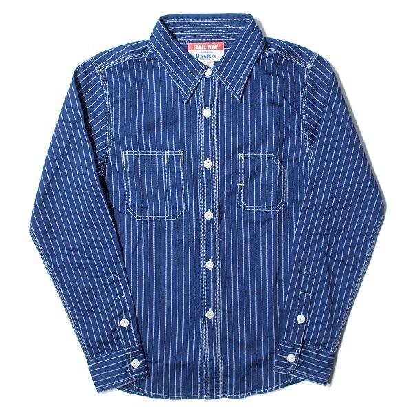 UES（ウエス） ワークシャツ ウォバッシュストライプ 500954