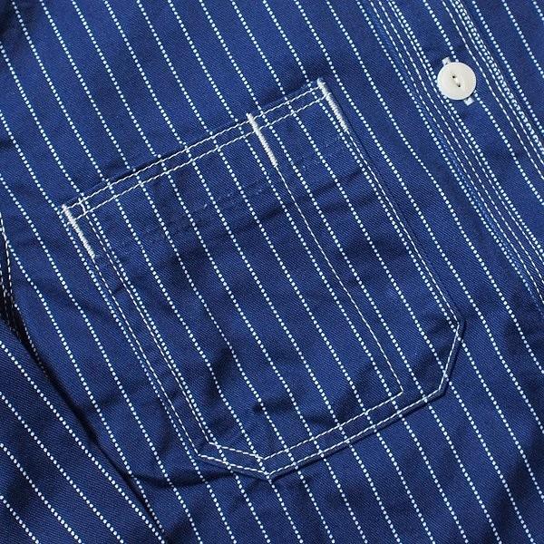 UES（ウエス） ワークシャツ ウォバッシュストライプ 500954