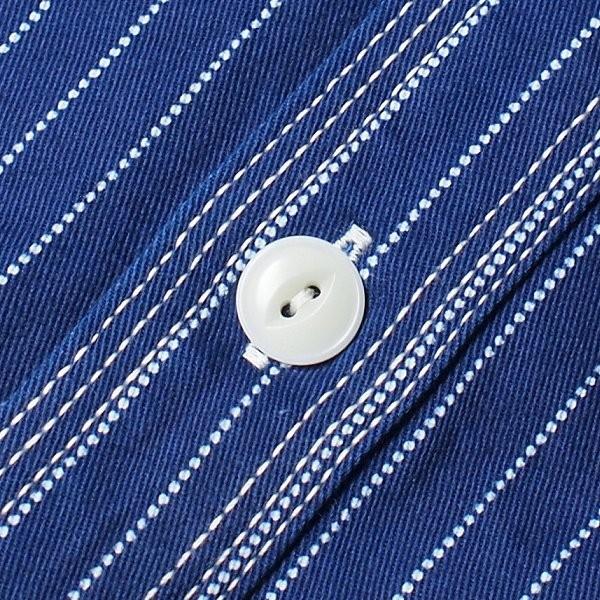 UES（ウエス） ワークシャツ ウォバッシュストライプ 500954