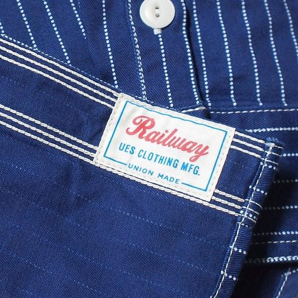 UES（ウエス） ワークシャツ ウォバッシュストライプ 500954