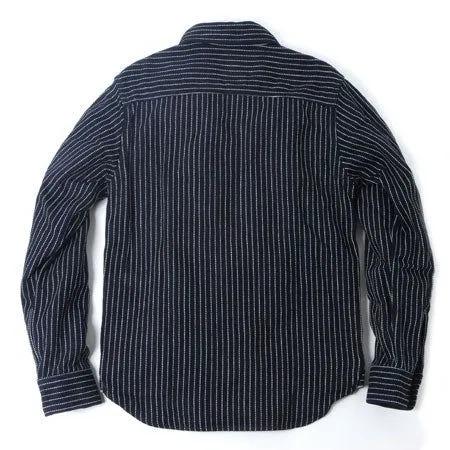 [予約商品]ウエス 501656 インディゴストライプネルシャツ INDIGO STRIPE FLANNEL SHIRT UES 2026年 | UES | 02