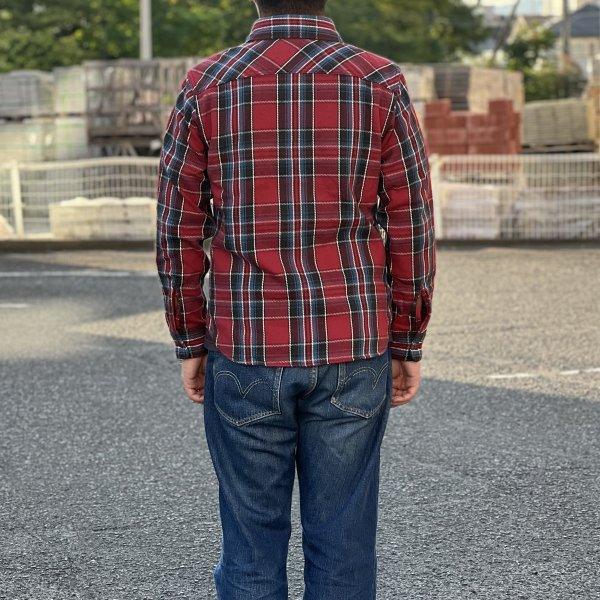 UES（ウエス） 502352 先染ヘビーネルシャツ フランネル レッド HEAVY