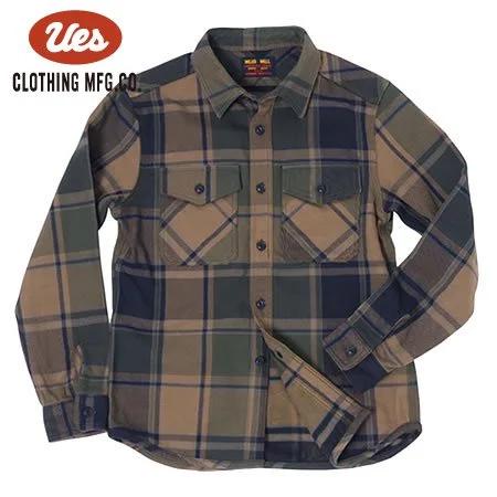 UES（ウエス） 502451 エクストラヘビーネルシャツ フランネル
