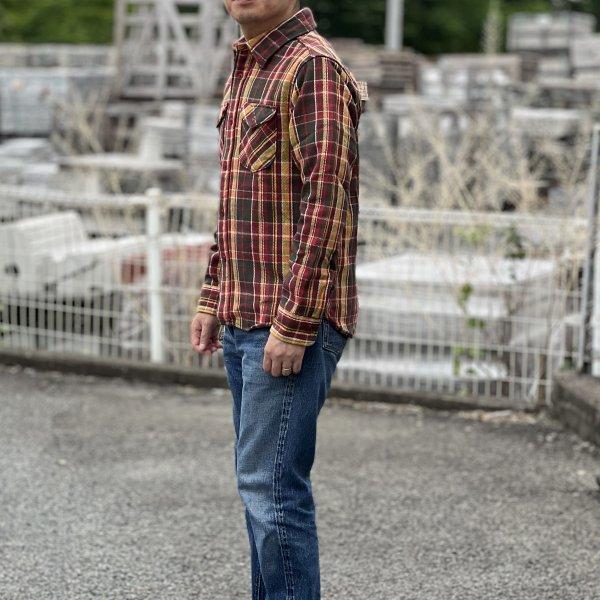 UES（ウエス） 502452 ヘビーネルシャツ フランネル レッド UES 2024年