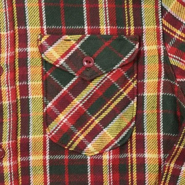 UES（ウエス） 502452 ヘビーネルシャツ フランネル レッド UES 2024年