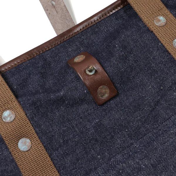 ウエアハウスデニム レザー トートバッグ 久しぶりの入荷！！ウエアハウスのデニム×レザートートバック