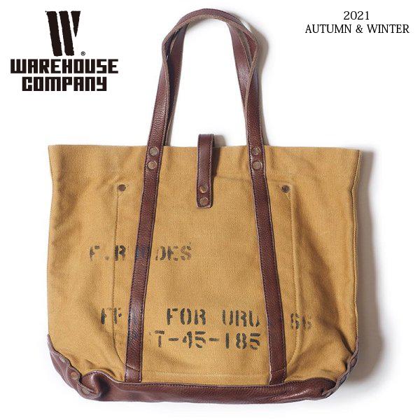WAREHOUSE（ウエアハウス） Lot 5220 LEATHER ＆ CANVAS TOTE BAG