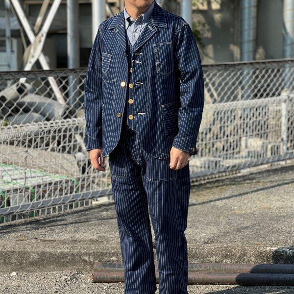 フェローズ555 36 ウォバッシュ　カバーオール 極美品 Pherrow's フェローズ 555CA 1920s ワークスタイル インディゴ