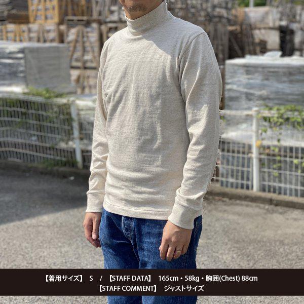 WAREHOUSE 5910 ウエアハウス ハイネック 杢グレー ロンT L WAREHOUSE WAREHOUSE（ウエアハウス）Lot.5910 ハイネック ロン