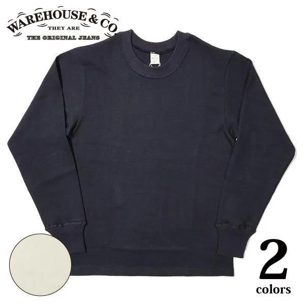 ウエアハウス 5914 長袖クルーネックT 無地 ロングスリーブTシャツ WAREHOUSE 2026年新作 | WAREHOUSE