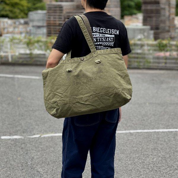 KAPITALDUFFLEキャピタルブラウン 系キャンバス トートバッグ KAPITALDUFFLEキャピタルブラウン 系キャンバス トートバッグ