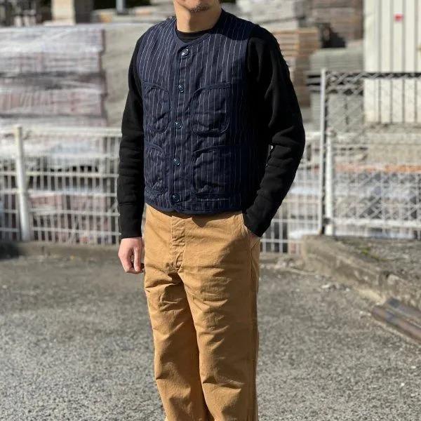 CUSHMAN（クッシュマン） マトソンズ 61932 HERRINGBONE STRIPE VEST