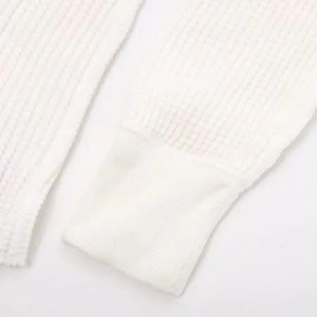[予約商品]ウエス 66BW ビッグワッフルヘンリーネックTシャツ 長袖 BIG WAFFLE HENLEY NECK TEE UES 2026年 | UES | 04