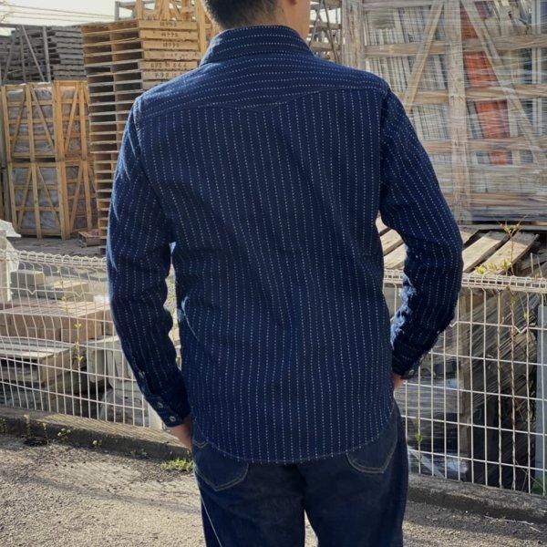 DELUXEWARE（デラックスウエア） 抜染ウォバッシュ ウエスタンシャツ