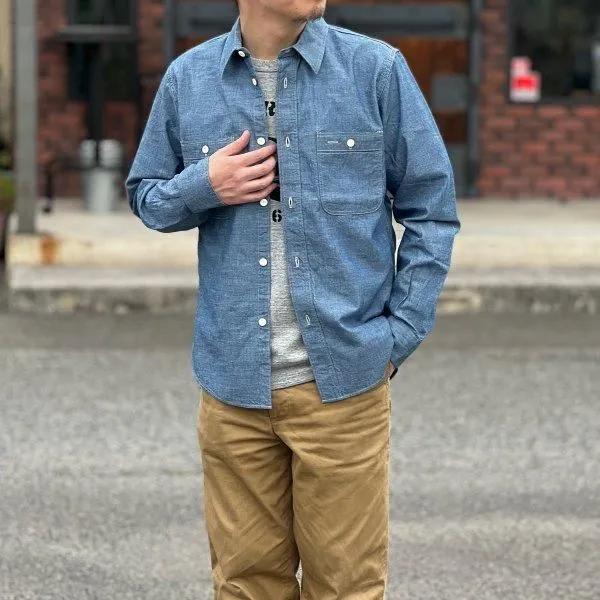 DELUXEWARE（デラックスウエア） 7623 56 INDIGO CHAMBRAY