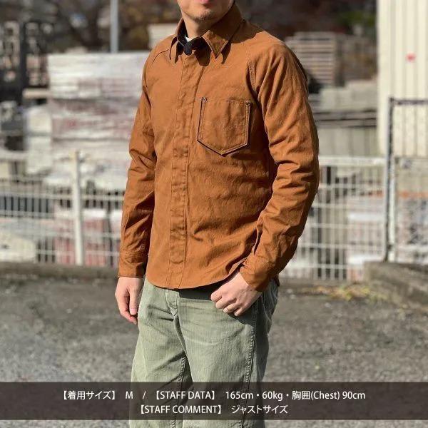 デラックスウエア 7641A 40s DUCKSBUCK ダックキャンバス ワークシャツ 長袖 DELUXEWARE 2025年新作 | DELUXEWARE | 12