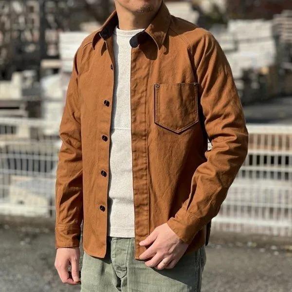 デラックスウエア 7641A 40s DUCKSBUCK ダックキャンバス ワークシャツ 長袖 DELUXEWARE 2025年新作 | DELUXEWARE | 14