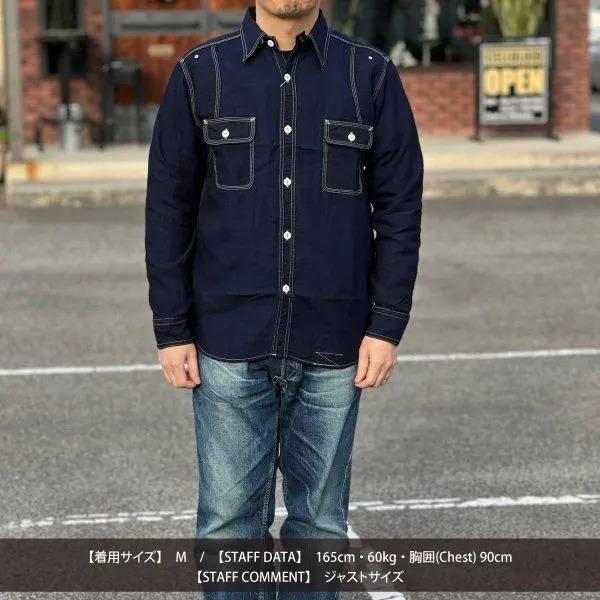 フェローズ 770WS シャンブレーワークシャツ 長袖 CHAMBRAY WORK SHIRTS PHERROWS 2025年定番リニューアルモデル | Pherrow's | 13