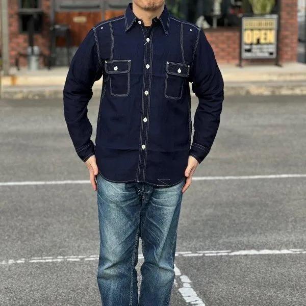 フェローズ 770WS シャンブレーワークシャツ 長袖 CHAMBRAY WORK SHIRTS PHERROWS 2025年定番リニューアルモデル | Pherrow's | 14