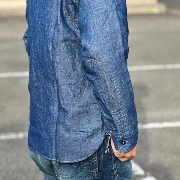 フェローズ 770WS シャンブレーワークシャツ 長袖 CHAMBRAY WORK SHIRTS PHERROWS 2025年定番リニューアルモデル | Pherrow's | 19