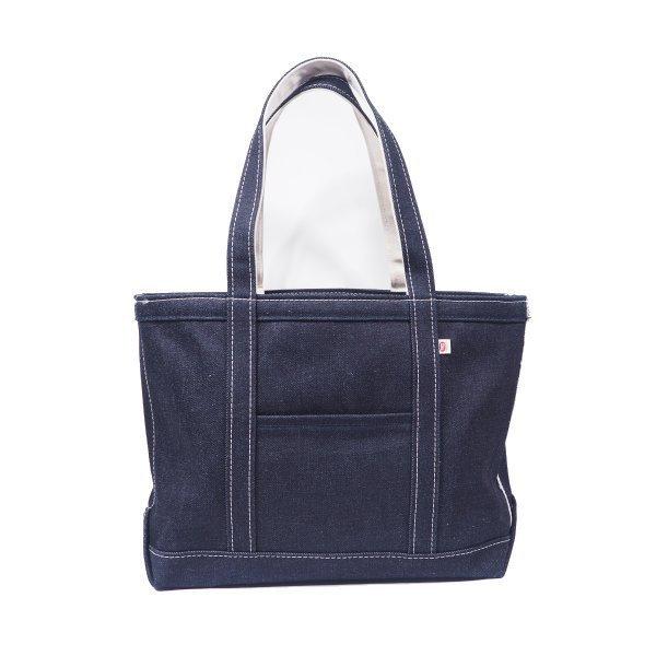 UES デニム トートバッグ Mサイズ UES/ウエス 811753 トートバッグ M デニム×ブラウン デニム