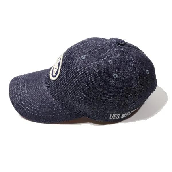 UES（ウエス） [ネコポス送料200円]ウエス デニムキャップ ベースボールキャップ 帽子 ネイビー 82DC UES ...
